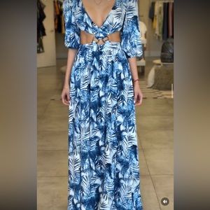 #165 Elegant Cut out Back Tie, Amazing Quality and Super Soft and Flowy Maxi